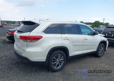 2019 Toyota Highlander Xle from USA, damaged, VIN 5TDJZRFH1KS567376